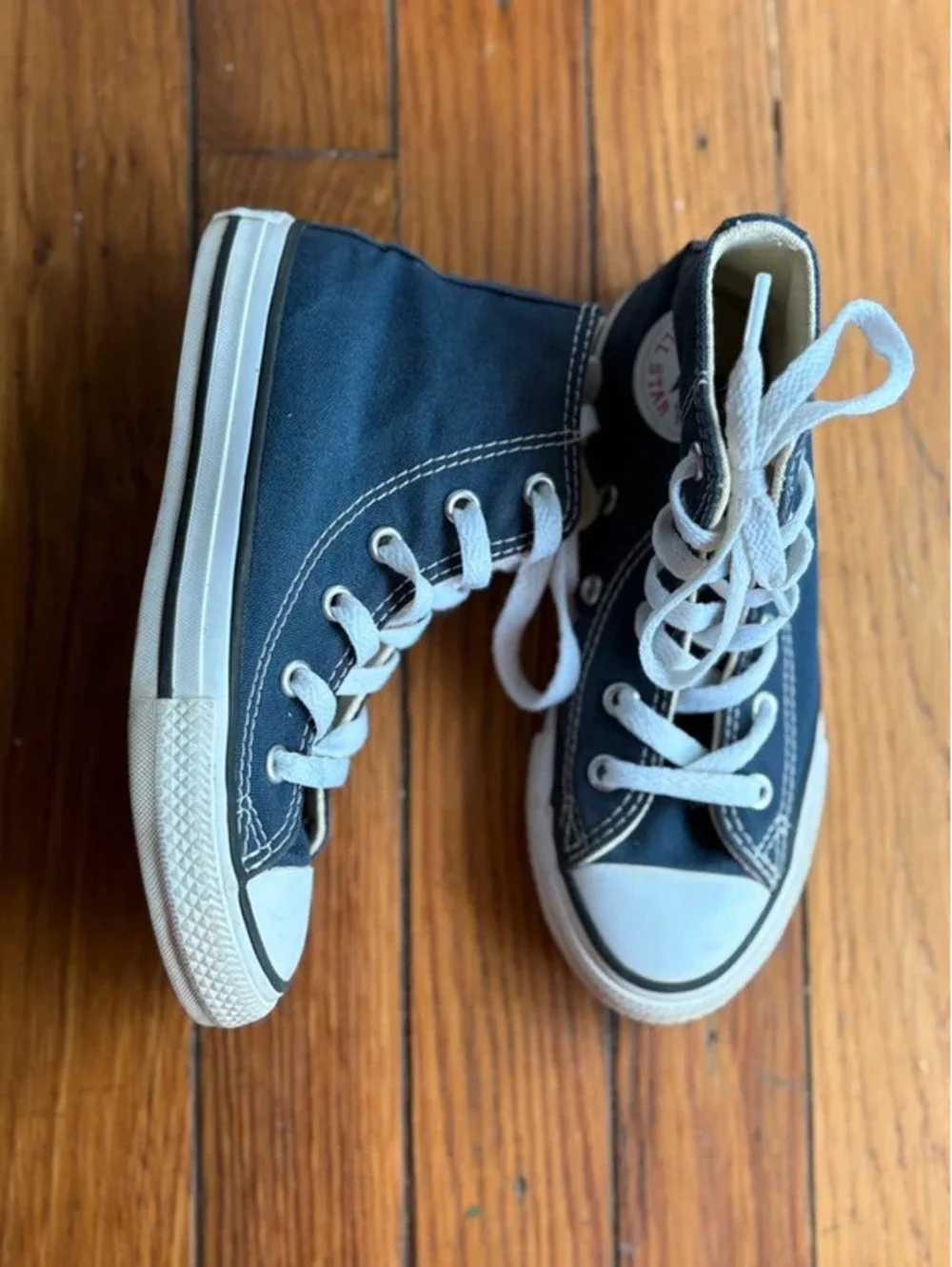 12C Kids Navy Blue Hightop Converse